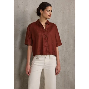 Kép 1/6 - Blúz-Ing - LS_Cropped buttoned shirtcolla 2504