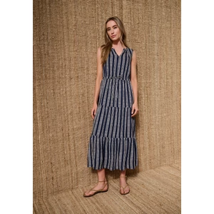Kép 1/5 - Ruha - Maxi Volant Dress_AOP - 2607