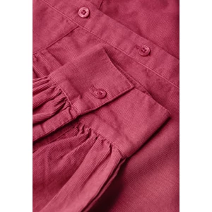 Kép 6/6 - Blúz-Ing - LTD QR Corduroy blouse w frill 2509 WS02