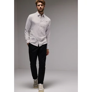 Kép 4/7 - ING - 2tone structure slim fit shirt 2409 2409