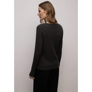 Kép 3/6 - Pulóver - round neck rib sweater 2512