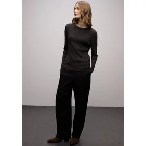 Kép 4/6 - Pulóver - round neck rib sweater 2512