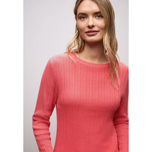 Kép 4/6 - Pulóver - round neck rib sweater 2512