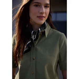Kép 6/6 - Blúz-Ing - LTD QR Corduroy blouse w horn 2603