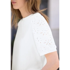 Kép 6/6 - Póló - SE_LTD QR _lace sleeves shirt - 26FS