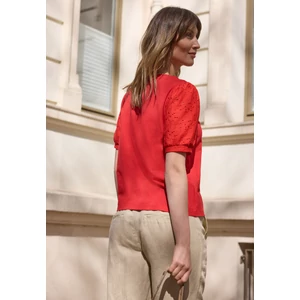 Kép 2/6 - Póló - SE_LTD QR _lace sleeves shirt - 26FS