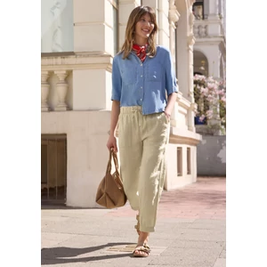 Kép 3/6 - Nadrág - SE_Linen Jogg Paperbag MW Patc - 2604