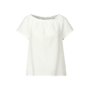 Kép 5/6 - Blúz - Linen blouse w elastic necklin 2506