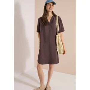 Kép 3/7 - Ruha - EOS_Solid Tunic Dress - 2606