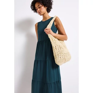 Kép 4/6 - Ruha - solid Volant Jersey Dress 2507