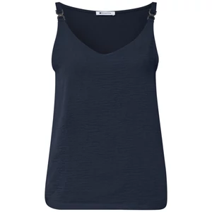 Kép 4/6 - Ing - mat-mix v-neck top w.deco deta - 2607