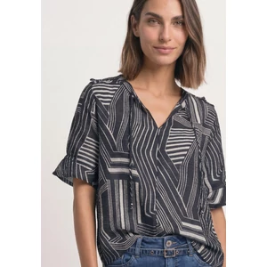 Kép 1/5 - Blúz - Tunic blouse w ruffle details - 2607