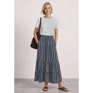 Kép 3/6 - Szoknya - Maxi Volant skirt stripe_AOP - 2607