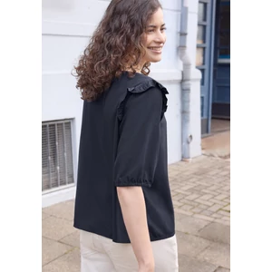 Kép 2/6 - Blúz-Ing - Studio_Roundneck blouse w vola - 2606