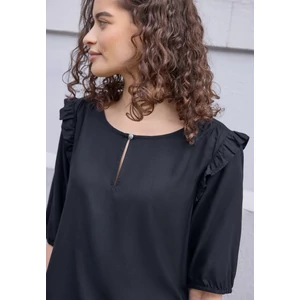 Kép 6/6 - Blúz-Ing - Studio_Roundneck blouse w vola - 2606