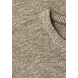 Kép 5/6 - Pulóver - Reverse knitted slub crewneck - 2608