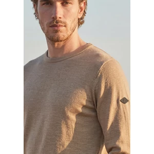 Kép 6/6 - Pulóver - Knitted slub crewneck - 2608