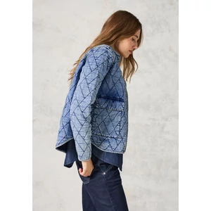 Kép 3/7 - Dzseki  - Denim Jacket Mid Blue Quilted 2410