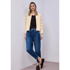 Kép 3/7 - Ing - silk look jacket w.knit sleeve - 2603