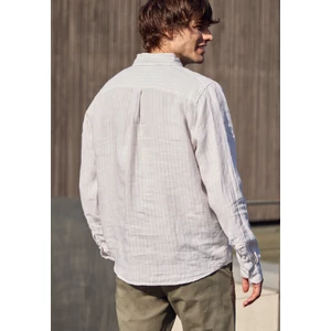 Kép 2/7 - ING - 100% linen y/d stripe long sle - 2603