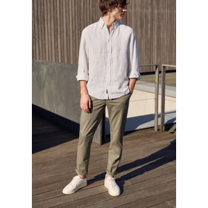 Kép 3/7 - ING - 100% linen y/d stripe long sle - 2603