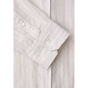 Kép 5/7 - ING - 100% linen y/d stripe long sle - 2603