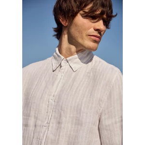 Kép 7/7 - ING - 100% linen y/d stripe long sle - 2603