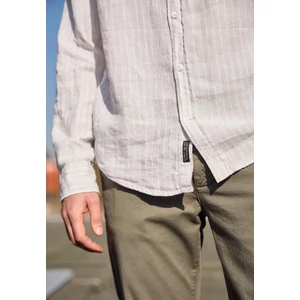 Kép 6/7 - ING - 100% linen y/d stripe long sle - 2603