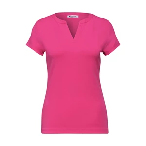 Kép 4/6 - Ing - split neck shirt w.satin mix - 2605