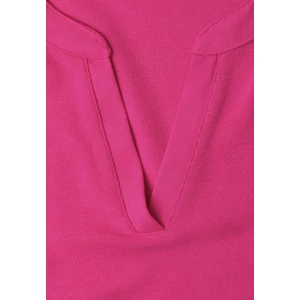 Kép 5/6 - Ing - split neck shirt w.satin mix - 2605