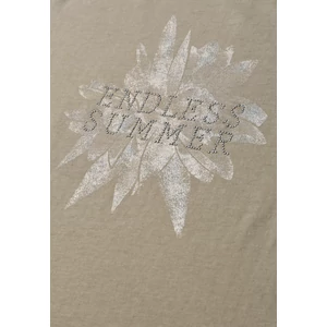 Kép 5/5 - Ing - washed shirt w.flower artwork - 2605
