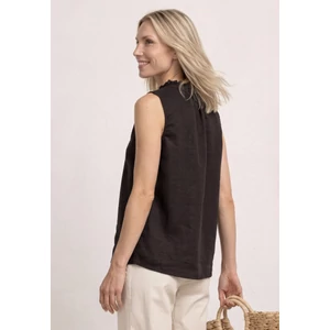 Kép 2/6 - Blúz - SOL_Buttoned blouse top w fril - 2605