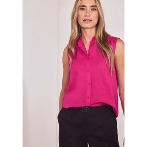 Kép 1/6 - Blúz - SOL_Buttoned blouse top w fril - 2605
