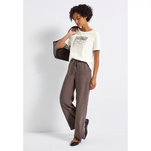 Kép 4/6 - Ing - shiny partprint shirt w.turn-u 2506