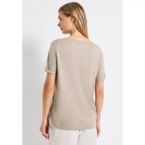 Kép 3/6 - Ing - shiny partprint shirt w.turn-u 2506