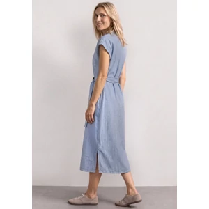 Kép 2/5 - Ruha - Chambray Shirt Dress_Dessin - 2606