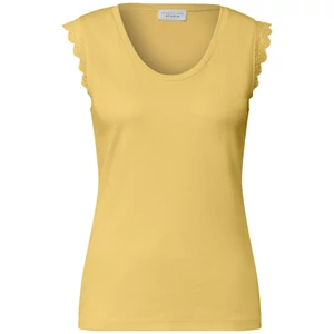 Kép 4/6 - Póló - Studio_V-neck top w.lace frill - 2606