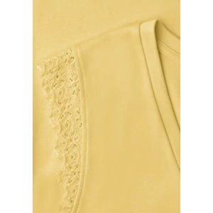 Kép 5/6 - Póló - Studio_V-neck top w.lace frill - 2606