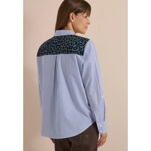 Kép 2/7 - Blúz - TOS Stripe Print Mix Blouse - 26HW