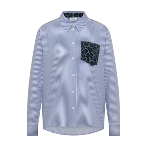 Kép 4/7 - Blúz - TOS Stripe Print Mix Blouse - 26HW