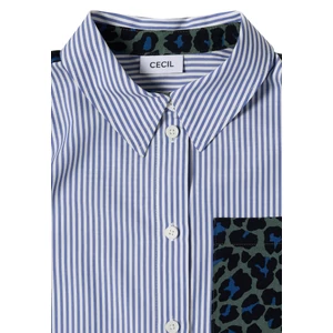 Kép 5/7 - Blúz - TOS Stripe Print Mix Blouse - 26HW