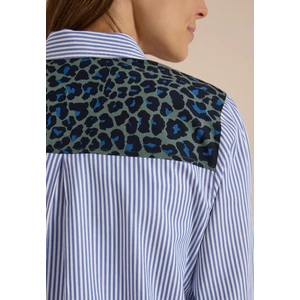 Kép 7/7 - Blúz - TOS Stripe Print Mix Blouse - 26HW