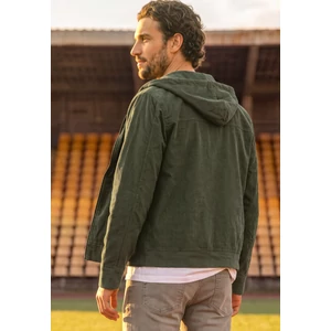 Kép 2/7 - Dzseki/Zakó Indoor - Corduroy hood sweat jacket - 2608