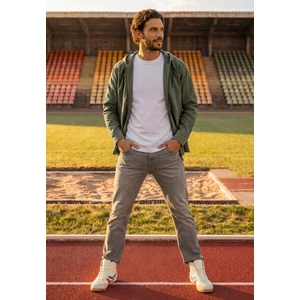 Kép 7/7 - Dzseki/Zakó Indoor - Corduroy hood sweat jacket - 2608
