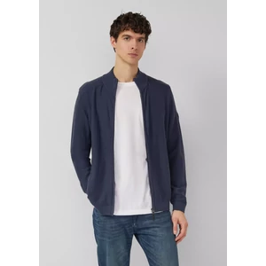 Kép 3/6 - Pulóver - Cardigan in pattern mix with troyer collar and logo WSF02