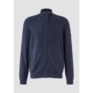 Kép 4/6 - Pulóver - Cardigan in pattern mix with troyer collar and logo WSF02