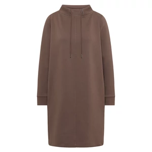 Kép 5/6 - Ruha - Solid Funnel Neck Dress 2601