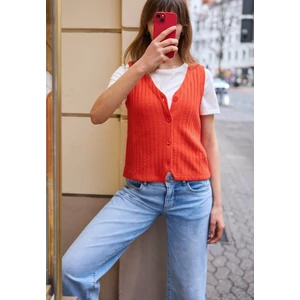 Kép 6/7 - Póló - knit look rib vest - 2603