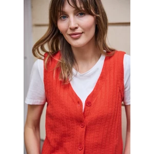 Kép 7/7 - Póló - knit look rib vest - 2603