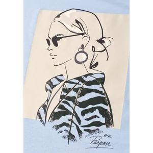 Kép 5/6 - Ing - lady print shirt - 2604